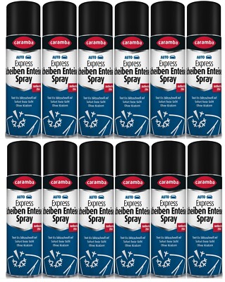 Caramba Express Scheiben Enteiser Spray 12x500 ml Scheibenenteiser Anti Frost