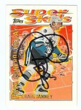 Craig Janney autographed Hockey Card San Jose Sharks 1996 Topps Super Skills #13