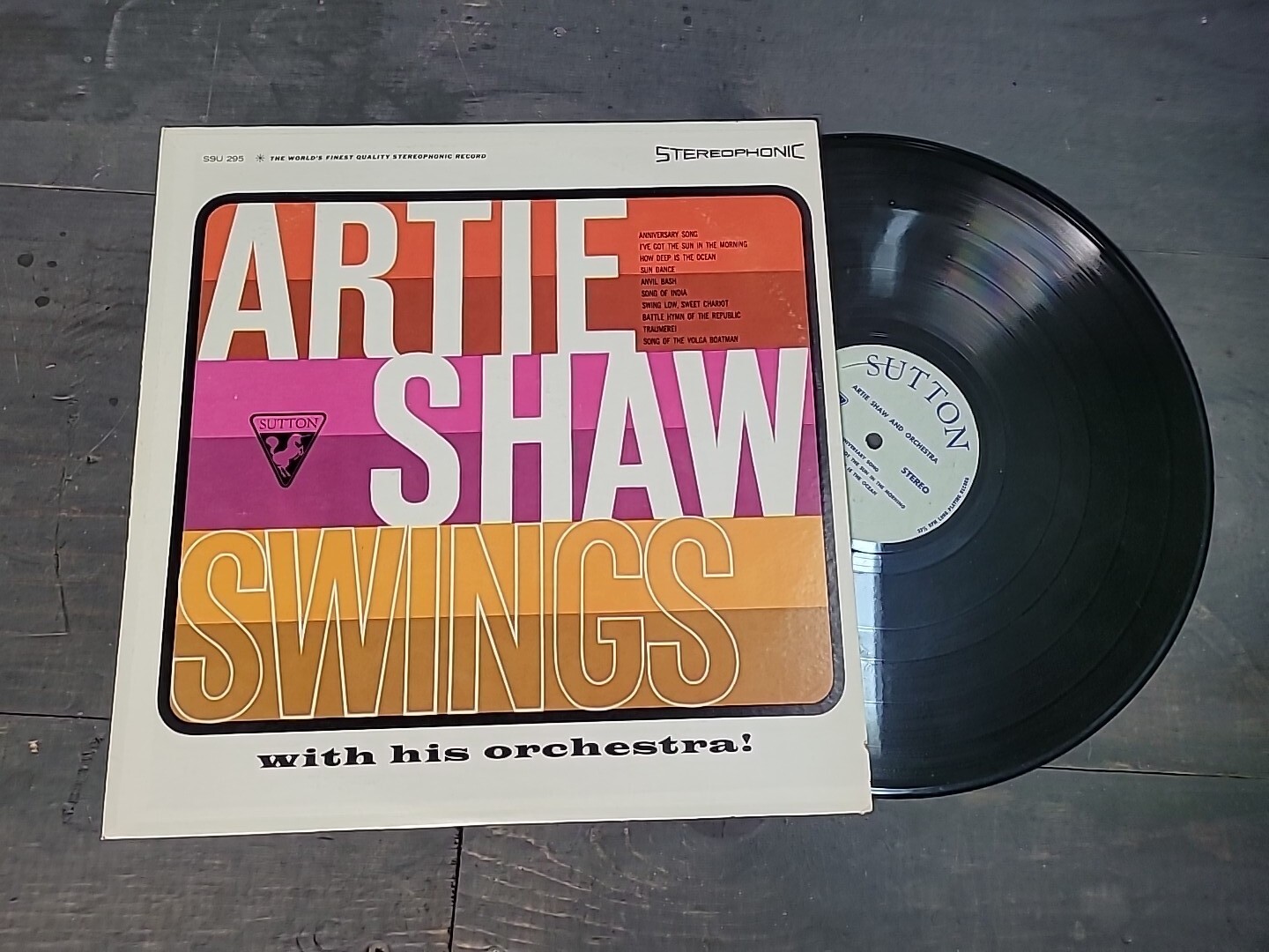 [SOUL/JAZZ] LP-ARTIE SHAW-ARTIE Swings -With His ORCHESTRA 33RPM VINTAGE VINYL