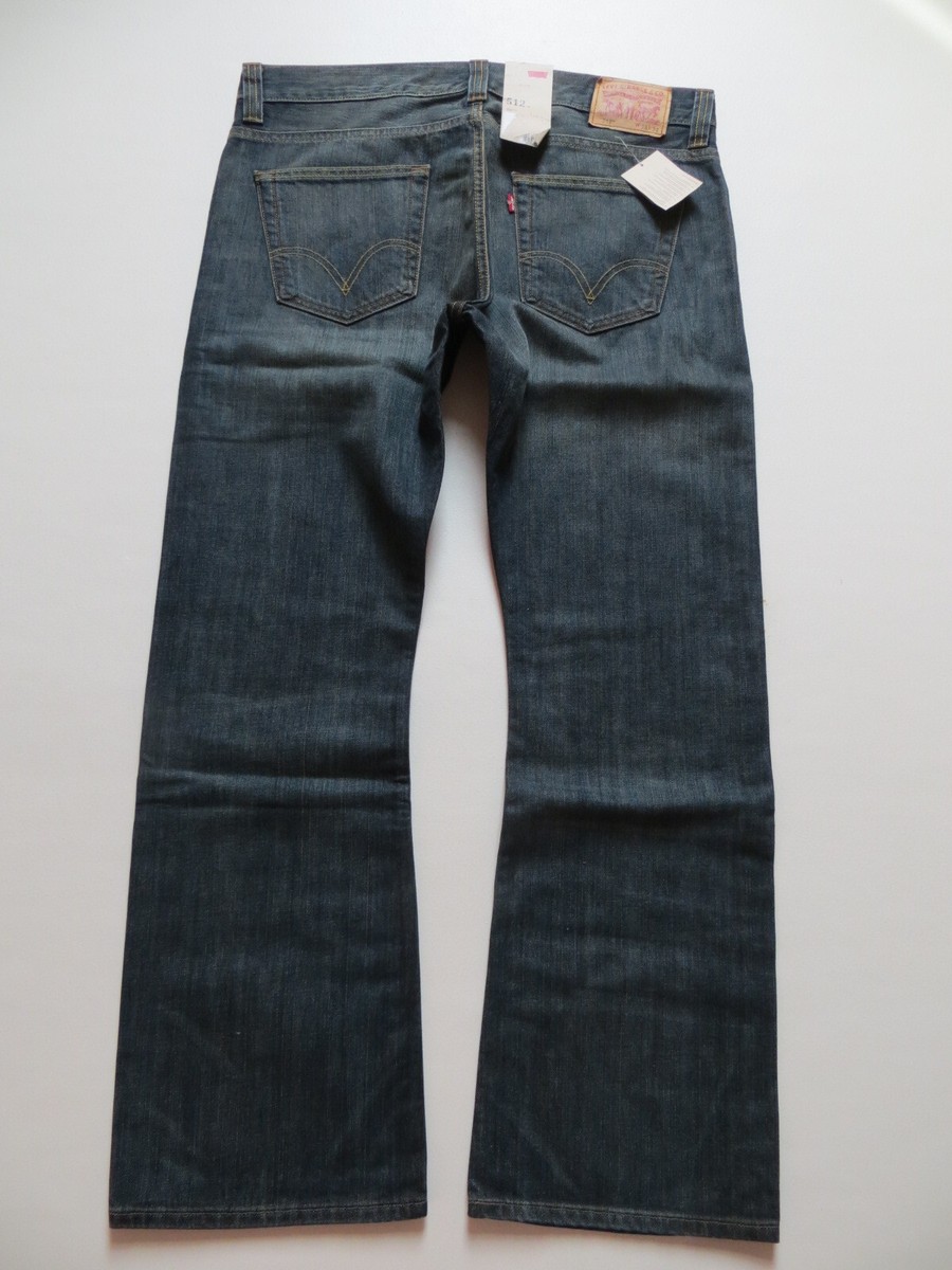 Levi's 512 Herren Bootcut Jeans Hose W 38 /L 32, NEU ! Dark