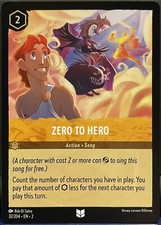 2023 Disney Lorcana Rise of the Floodborn 32 Zero To Hero