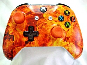 Custom Hydro Dipped Solar Flare Xbox One S Bluetooth Wireless Controller Ebay