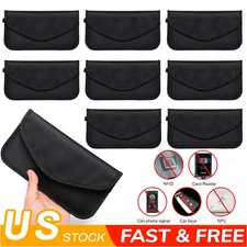 8 X Large Faraday Bag RFID Signal Blocking Shielding Pouch Phone Wallet Blocker