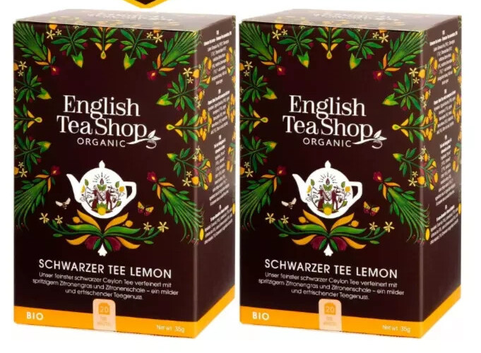 Shop Organic Lemon Black Tea X 2 Pack Free Shipping World Wi
