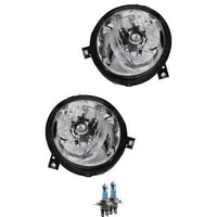 Halogen Scheinwerfer Hauptscheinwerfer Set H4 FüR VW Lupo Inklusive Lampen