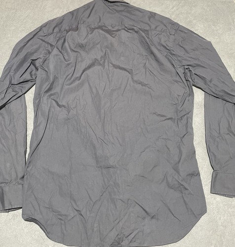 Vivienne Westwood Mens Shirt Grey Size IT 50 UK L Collared Lightweight - Picture 7 of 9