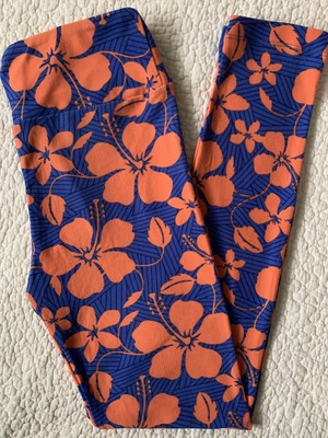 Coral Orange Sherbet Hibiscus Flowers 