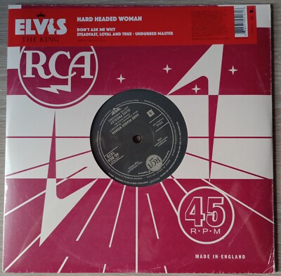 Elvis Presley - 10'' - hartköpfige Frau (3 Spur) limitierte Auflage UK
