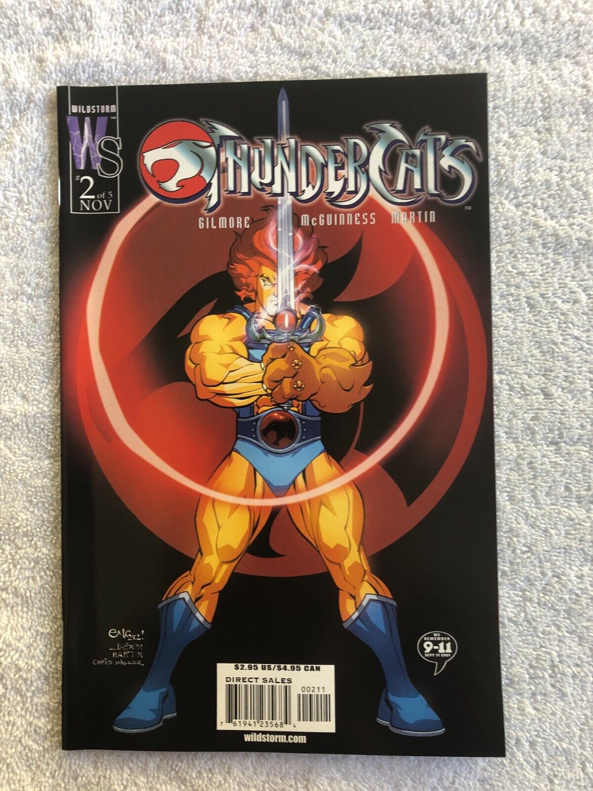 Thundercats #2A 9-11 (Nov 2002, Wildstorm) VF+ 8.5