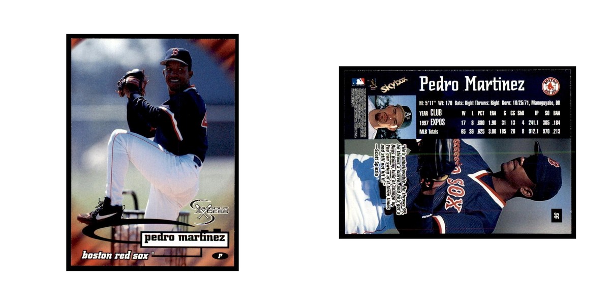 メジャーリーグ　カード　Pedro Martinez Pedro Martinez 1998 Circa Thunder Card #264 Boston Red Sox | eBay