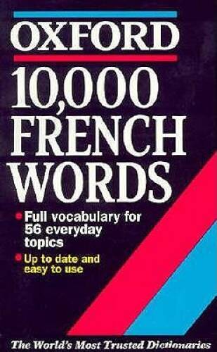 10,000 French Words (Oxford Quick Reference) - Paperback - G