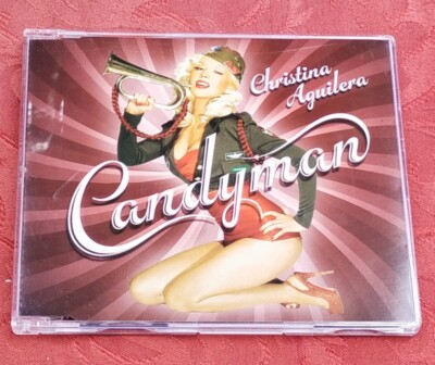 CHRISTINA AGUILERA CD SINGLE MONOTITRE PROMO JEWEL CASE '' CANDYMAN '' EU 2007