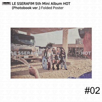 Le Sserafim 5th Mini Album HOT Photobook ver Official Folded