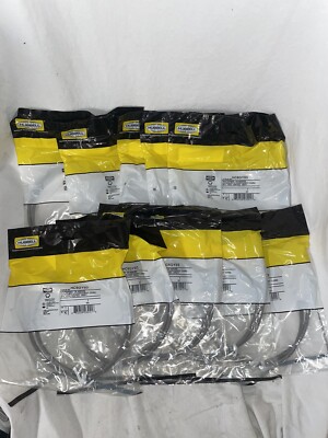 Lot Of (10) Hubbell HC6GY03, Next Speed C6 Series Cat 6 Component Cord, 3ft Gray