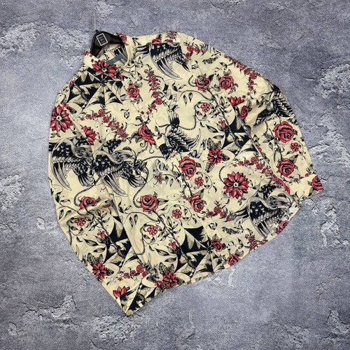 Alexander McQueen, Alexander Mcqueen Shirt Tatto Vintage Rare 2008 Size 52