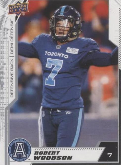 2020 Upper Deck CFL Robert Woodson #136 - 1 of 2