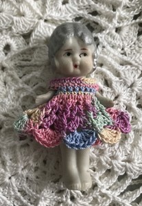 vestido crochet muñeca