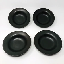 Lindt Stymeist 8.5" RIMMED BOWL Craft Works Soup Japan Chocolate Brown Lot of 4
