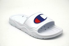 Champion Men's Hydro-C Slide Sandals - WHITE BLUE RED CP101067M