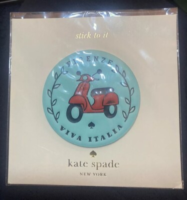 Kate Spade Sticker Accessory Firenze Viva Italian Customize Wallet Phone NEW