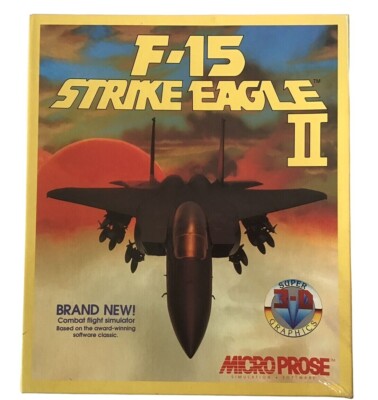 Fiche du jeu F-15 Strike Eagle sur Apple II - Le Musee des Jeux Video