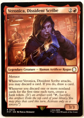 MTG Veronica, Dissident Scribe Universes Beyond: Fallout 0070 NM