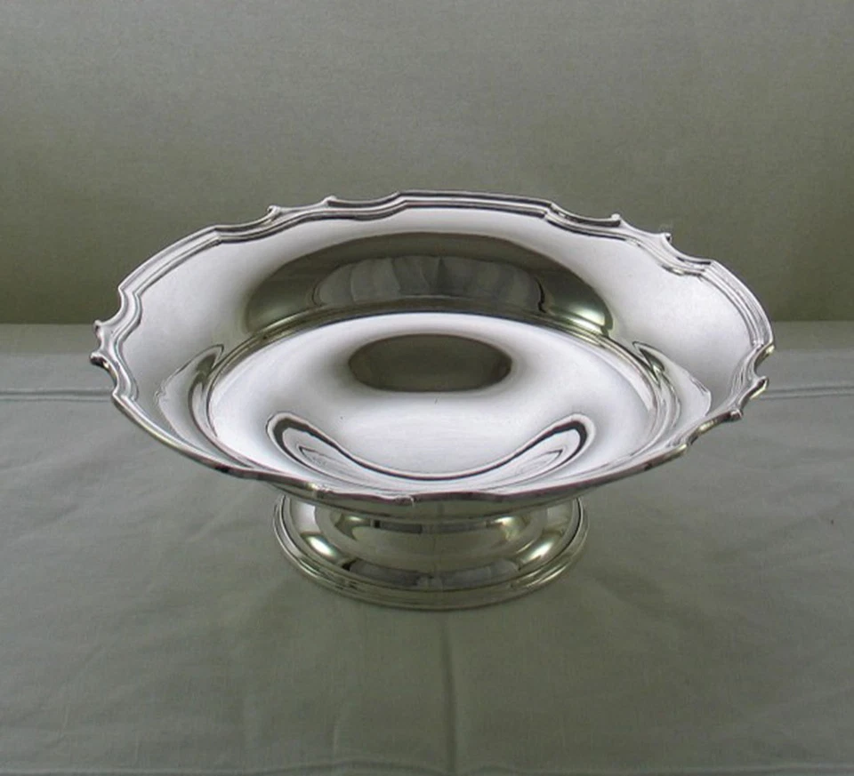 Plato Chippendale Silver Cake o Macaron Mount Foto 2 de 4