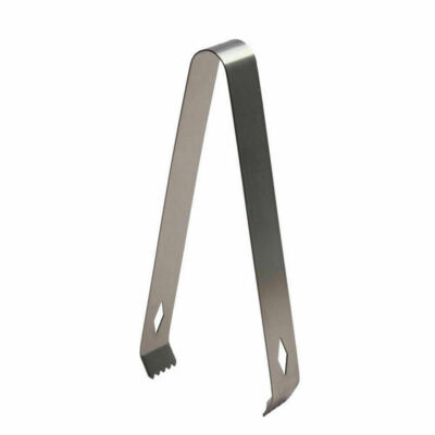 EDELSTAHL EISWÜRFEL ZANGE ZUCKERWÜRFEL BUFFET BAR ZITRONENSCHEIBEN 6'' 16cm