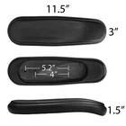 Replacement Office & Task Chair Armrest Arm Pads - Pair - R-S5398-Pair