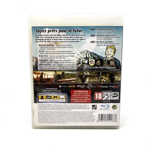Fallout 3 Game Of The Year Edition Playstation 3 COMPLET PAL FR CIB TBE - Bild 3 von 3