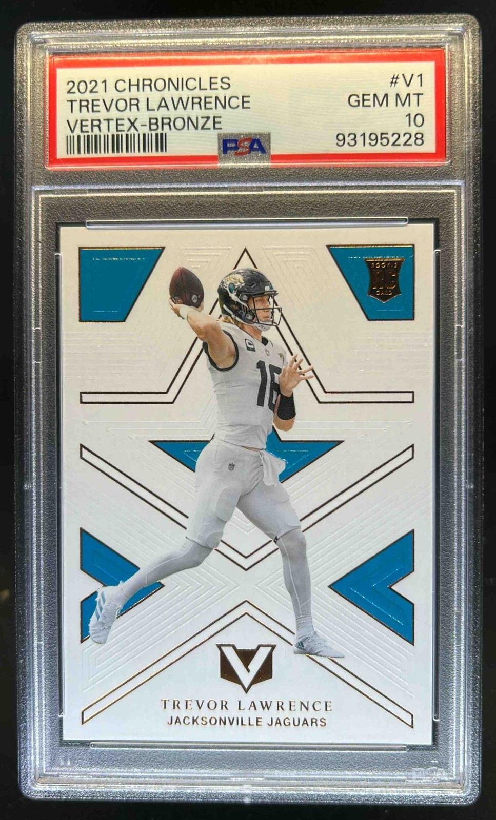 Trevor Lawrence Panini Chronicles Vertex #V1 Bronze