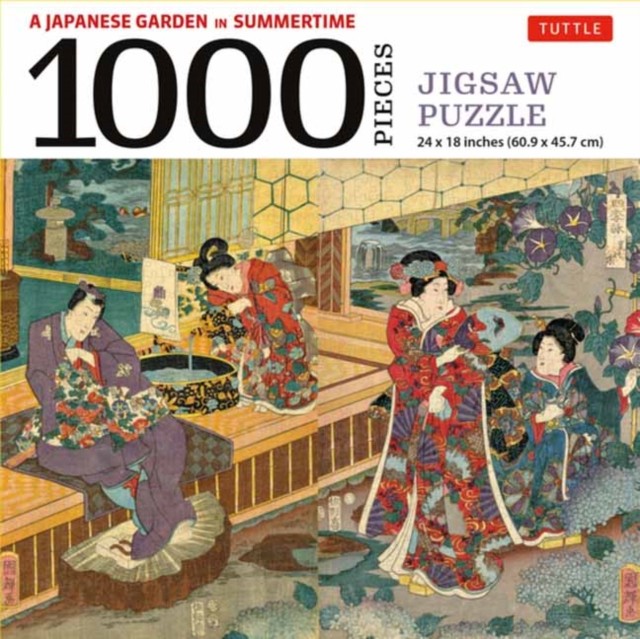 A Japanese Garden in Summertime - 1000 Piece Jigsaw Puzzle by A12 (Game)