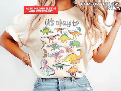 It s Ok To Be Different Autism Dinosaur Shirt Autism Awareness Shirt Autism Mom