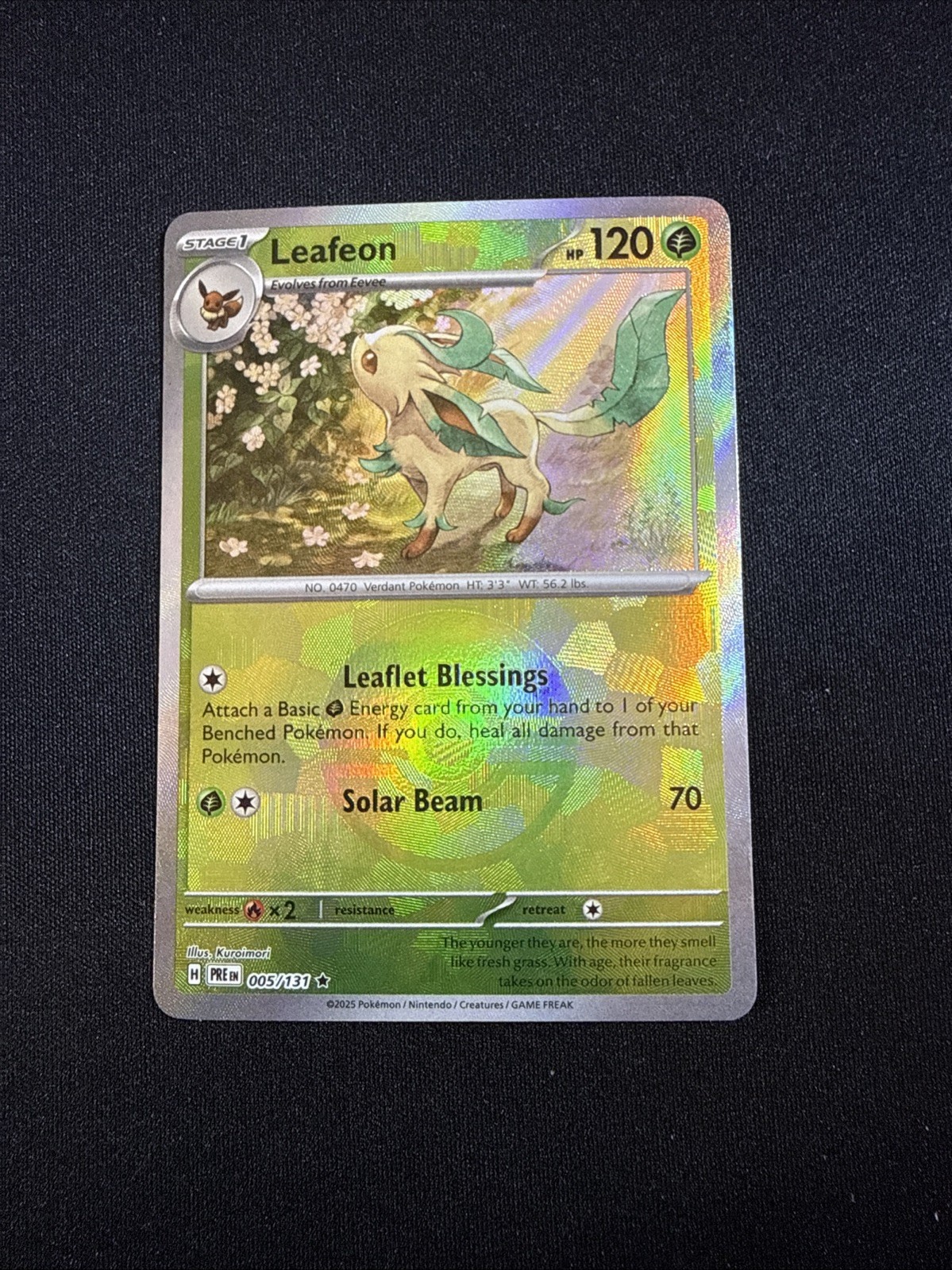Leafeon (Poke Ball Pattern) - 005/131 - SV: Prismatic Evolutions - Rare - NM