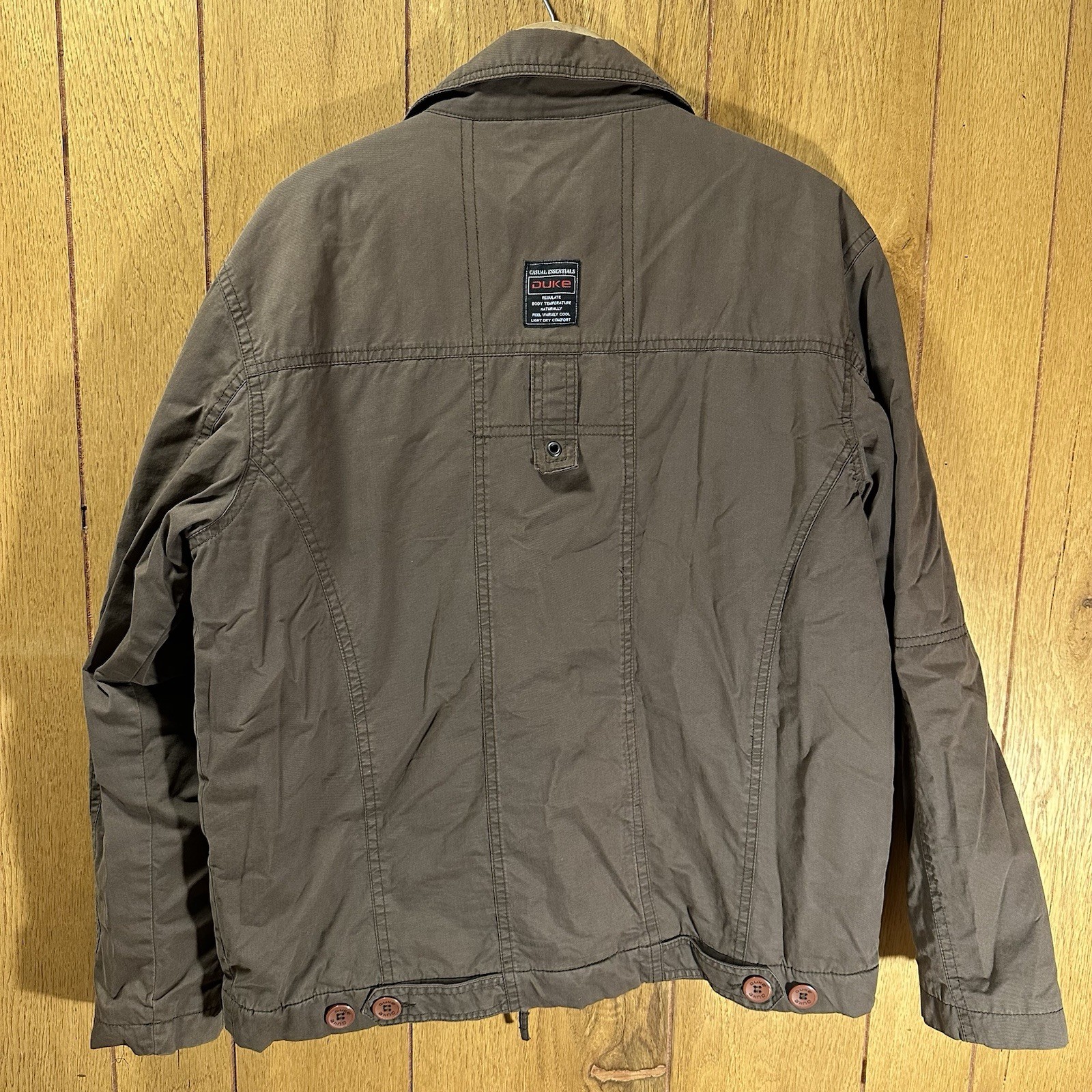 Casual Essentials DUKE Brown Collared Utility Jac… - image 12