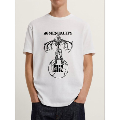 Rare 86 Mentality Band Shirt Collection Gift for Fans White S-5XL