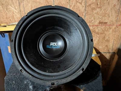 VTG 90s Old School Legend MTX 🔵 Blue Thunder 12 Car Stereo Audio