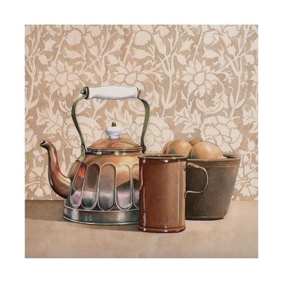 Canvas Wall Art - Marvindale 'Copper Kettle' Wall Art for Living Room, Bedroo...