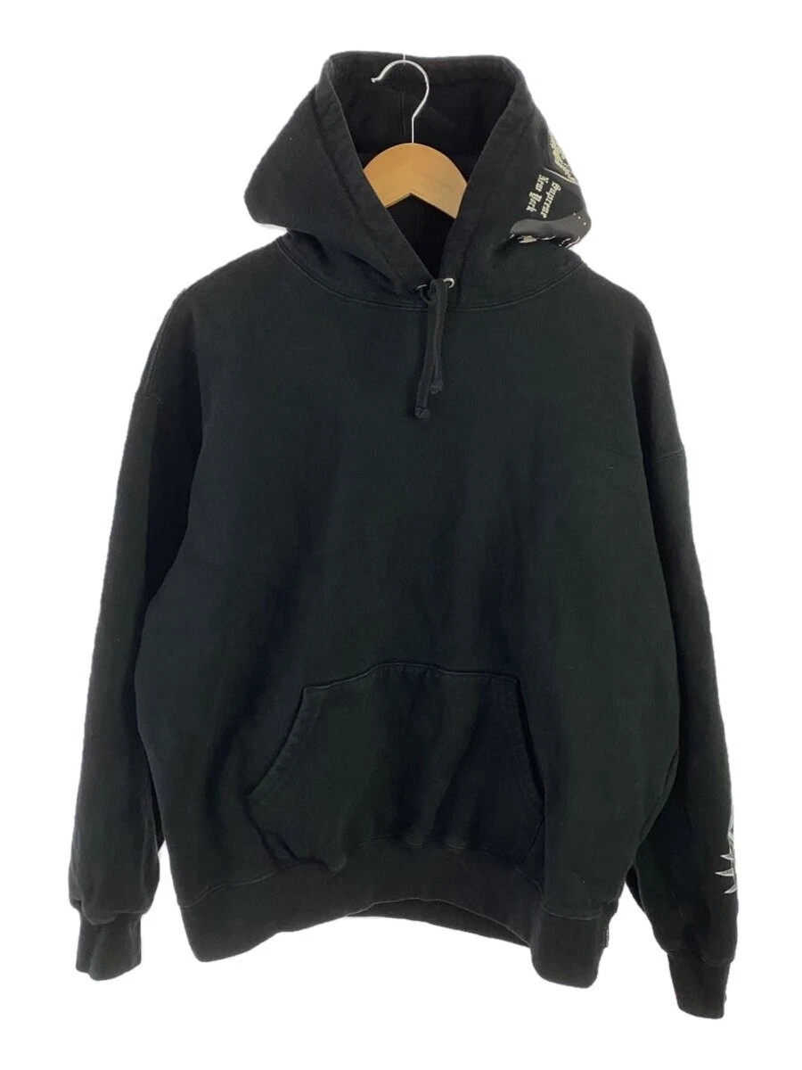 Supreme Felpa con Cappuccio Parka L Cotone BLK