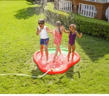 AirMyFun Sprinkler Pad Strawberry age 3+. 57.5 x 69 in.(5.7ft length) Water Toy