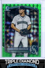 2025 Bowman Draft Chrome 1st Kade Anderson Green Geometric Refractor #18/99 G594