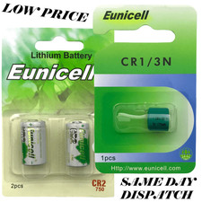 EUNICELL CR2, CR1/3N, CR123A Lithium Button Batteries *UK* Lithium-Ion Photo