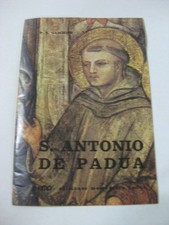 F147 LIBRETO BIOGRAFIA SAN ANTONIO DE PADUA-P.V.GAMBOSO-EDICIONES MSA 1979