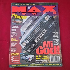 Max Power Magazine August 1994 (1267) Peugeot 309 Dimma Mi16 RWD Fiesta