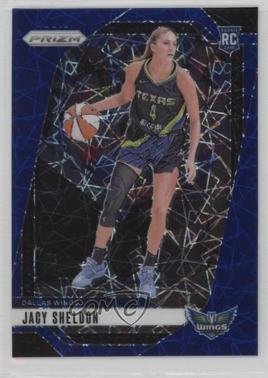 2024 Panini Prizm WNBA Blue Velocity Prizm Jacy Sheldon #4 17lu