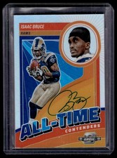 2023 Panini Contenders Optic All Time Isaac Bruce Auto 35/75 Los Angeles Rams
