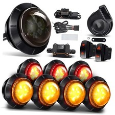 UTV Turn Signal Kit with 110D Horn, Plug and Play ATV Turn Signal kit with