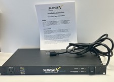 SurgeX SX1115RT Surge Eliminator/Power Conditioner LEFT EAR HAS A TEAR -TESTED