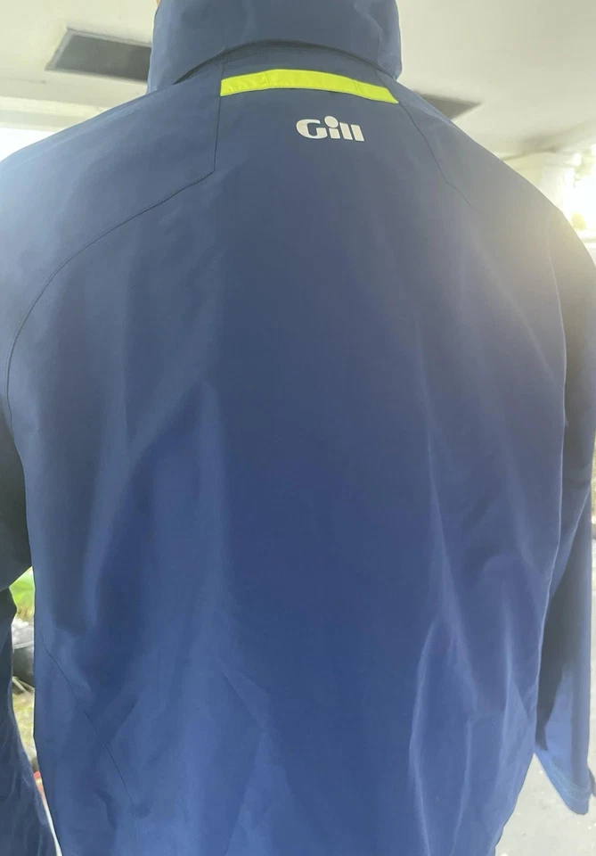 Jaqueta masculina Gill 2XL nova com etiquetas casaco navegador piloto vela marinha impermeável Windpro - Imagem 4 de 4