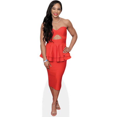 Bianca Belair (Red Dress) Life Size Cutout